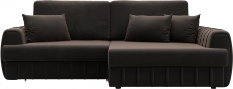 Диван угловой Лига-057 НПБ угол правый Лига Диванов (Велюр) арт.129272