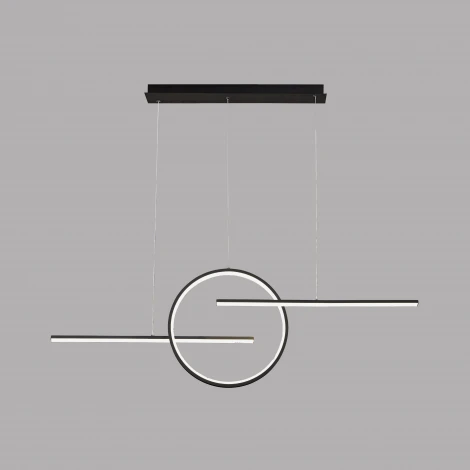 Подвесной линейный светильник светодиодный Mantra Kitesurf 7140 кольцо (220V, на тросе, кольцо)