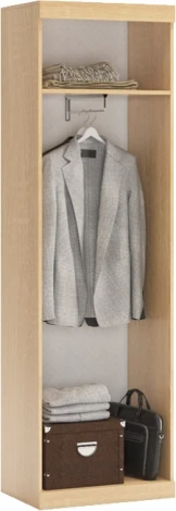 Макси Шкаф 2-створчатый, цвет дуб сонома/белое дерево Mebelson (арт.MSM-002.2724)