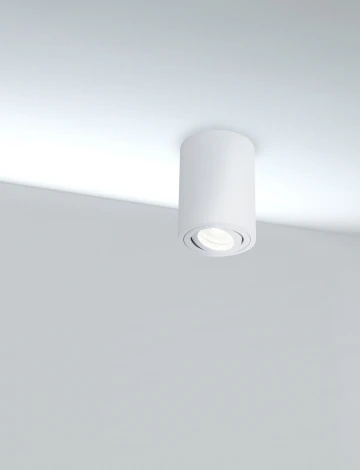 Накладной потолочный светильник Atom GU10 1x50Вт Maytoni Technical C016CL-01W (220V)