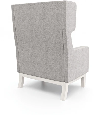 Кресло Arsko Айверс Хай Беленый дуб рогожка серая