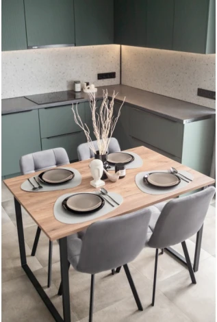 Компьютерный стол Notta Лиман (Металл,ЛДСП/Черный) арт.615152