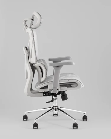 Кресло офисное TopChairs Structo серая сетка Stool Group УТ000042056