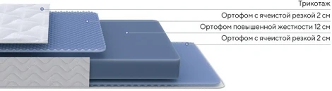 PROxSON Матрас Active Flex M (Ткань Трикотаж Эко) 120x200