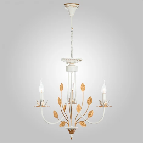 Подвесная люстра Eurosvet Flora 60023/3 белый с золотом