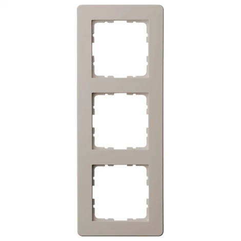 Рамка на 3 поста (тауп soft touch) Jasmart G-Flex G1103T