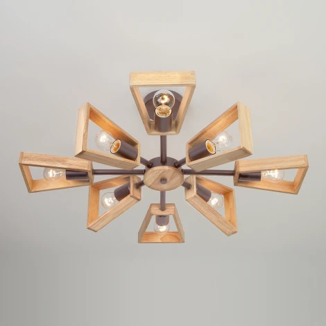 Потолочная люстра Eurosvet Klark 70056/8 черный (220V)