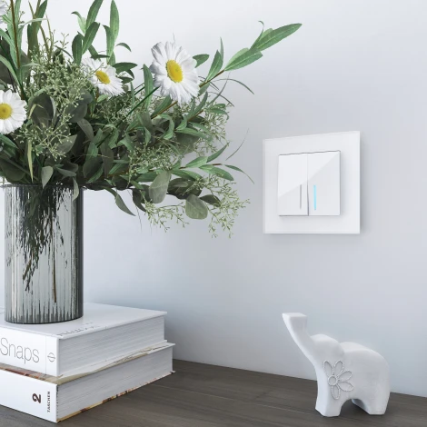 Рамка на 1 пост Favorit (белый матовый,стекло) Werkel W0011105 (a051290)