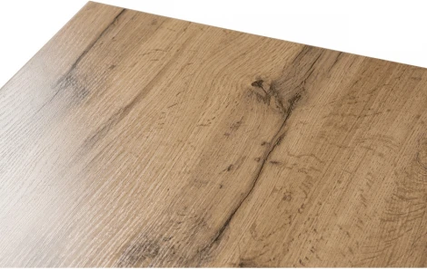 Стол Notta Тринити Лофт 120x80x75 25 мм дуб вотан / черный матовый 539242