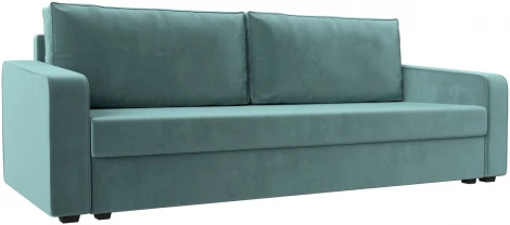 Диван прямой Лига-009 (Бирюзовый/Велюр) Лига Диванов арт.118041