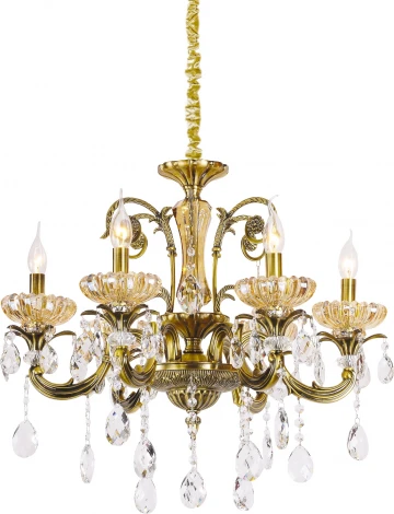 Подвесная люстра Arte Lamp Louvre A3080LM-6AB