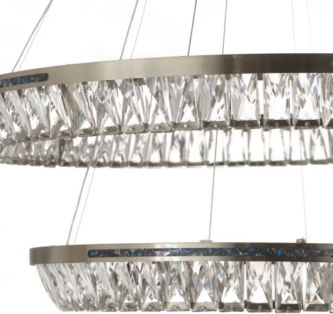 Подвесной светильник ярусный Lumina Deco LDP 6031-800-600 CHR (на тросе)