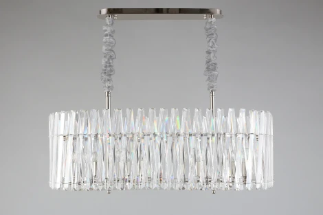 Подвесная люстра Aployt Verene APL.808.03.12 (220V, хрусталь, на цепи, свеча)