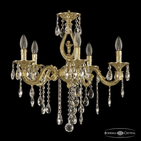 Подвесная люстра Bohemia 1400 71401/5/175 B G FA10S