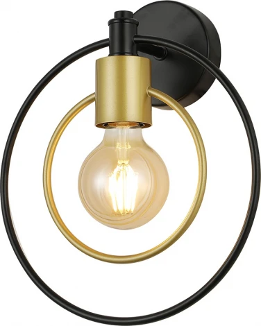 Бра Escada Interval 1162/1A 1x40Вт E27, металл, черный/золото (220V)