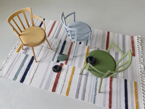 Комплект стульев Sudoku 4 шт. ОГОГО Обстановочка! 966401 (Пластик,Экокожа/Белый)