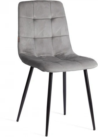 Стул CHILLY (mod. JSC-220) Tetchair (Металл,Велюр/Темно-серый) арт.21495