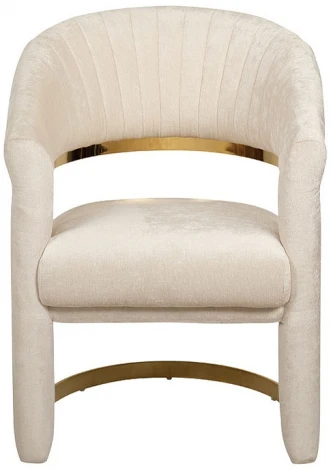 Обеденный стул Garda Decor GY-DC8386GOLD-CR (Золото/Кремовый)