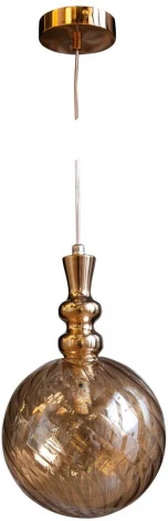 Подвесной светильник AM Group AM354 AM354-D160 AMBER (220V, на проводе, шар)