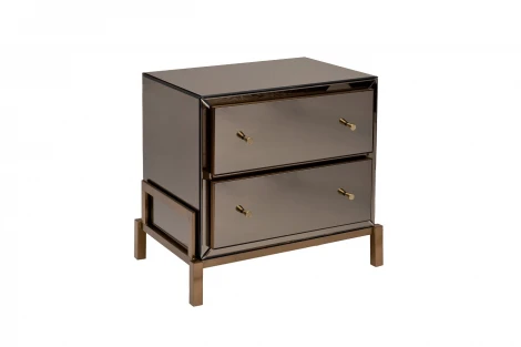 KFG170 Тумба зеркальная 2 ящика 65*45*62см Garda Decor