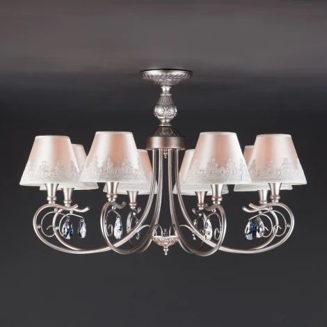 Потолочная люстра Eurosvet Incanto 60069/8 серебро (220V)