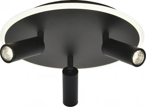 Потолочный светодиодный светильник 20046LED 20046SMA/03LED BK 37Вт, металл/акрил, черный