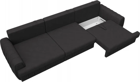 Диван прямой Лига-057 НПБ Лонг Лига Диванов (Замша) арт.129255