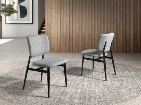 Стул 4147/DC928A светло-серый тканевый арт.181567