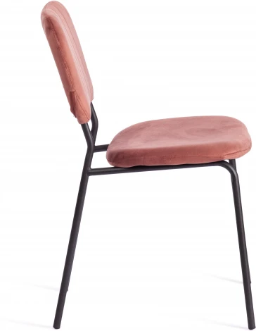 Обеденный стул Tetchair CAROL (Металл,Вельвет/Черный)