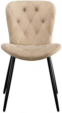 Стул DikLine 303 B03 BEIGE, ножки черные