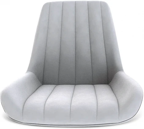 Стул Sheffilton SHT-ST37/S64 серое облако/хром лак