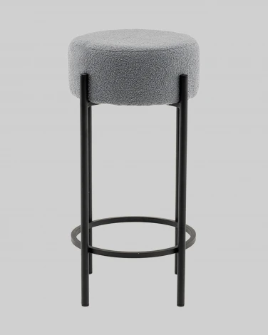 Стул барный Беккет букле светло-серый Stool Group арт.УТ000041573