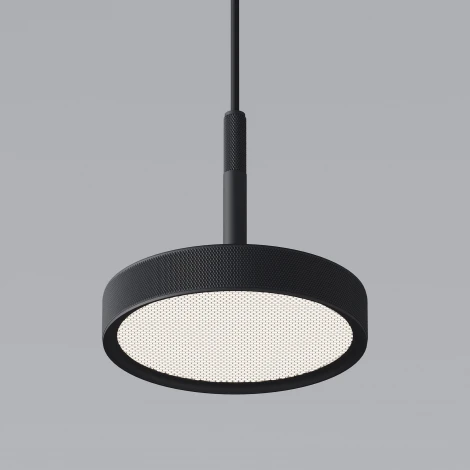 Подвесной светильник Elektrostandard Plate 50260 LED 14W 4000K черный (220V, на проводе)