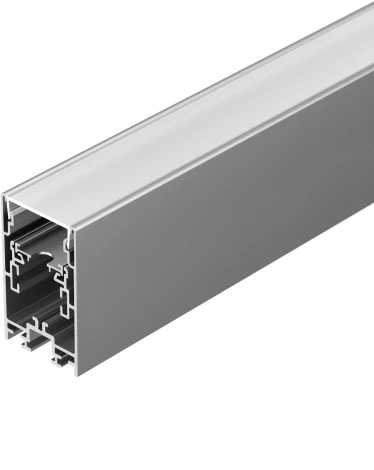 Профиль с экраном S2-LINE-4067-2500 ANOD+OPAL (Алюминий) 021172 Arlight