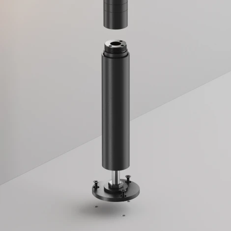 Основание для накладного монтажа системы Shelf с регулировкой по высоте Maytoni Accessories for system Shelf CA025BA-B