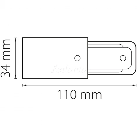 Питание боковое Lightstar Barra 502119 (220V)