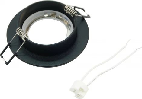 Светильник встраиваемый Feron DL362 LUNA 48812 MR16 G5.3 черный (круглые)