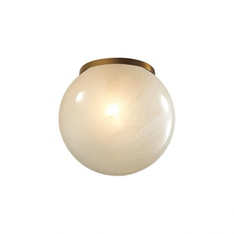 Потолочный светильник Odeon Light Magia 7109/1CA бронзовый/белый/стекло/металл IP20 E14 5W 220V