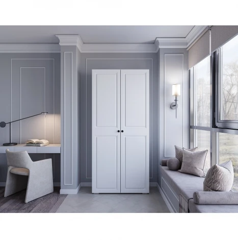 Шкаф БТС двухстворчатый Софт ШК-01