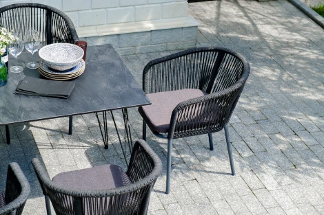 Обеденная группа на 6 персон, цвет темный 4SIS Милан Indoor-4SiS-2419 dark