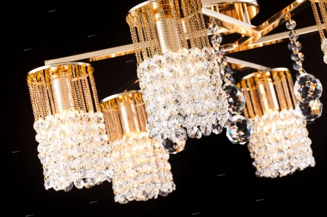 Потолочная люстра Arte Lamp Cascata A3028PL-6GO
