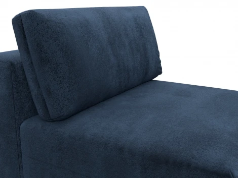 Модуль диван Лига-060 НПБ (ЛДСП,Брус,Фанера,Велюр/Синий) Лига Диванов 129533