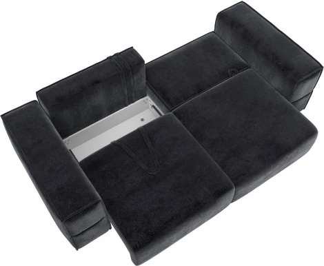 Диван прямой Лига-058 НПБ Лига Диванов (Велюр) арт.129383