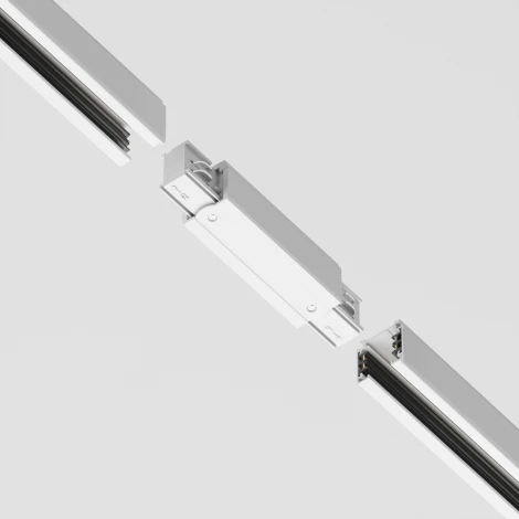 Коннектор прямой Trinity белый (трехфазный) Maytoni Technical TRA005C-31W (220V)