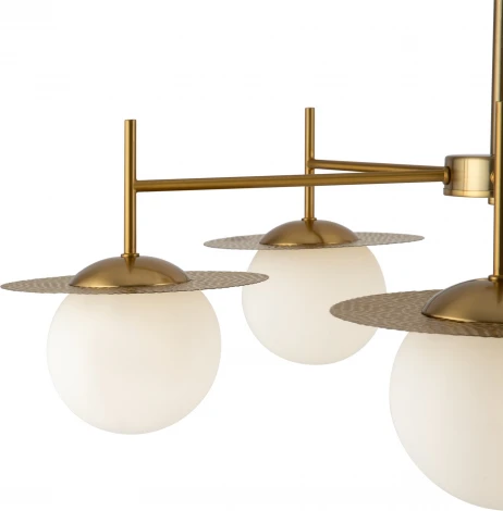 Потолочная люстра на штанге Freya Camelia FR5202PL-05BS (220V, шар)