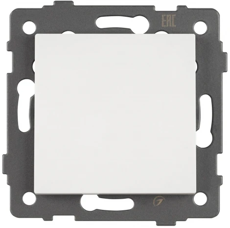 Механизм выключателя одноклавишный самовозвратный SWT-MKR1-PL-WH-V (250V, 10A) (Arlight) 049879