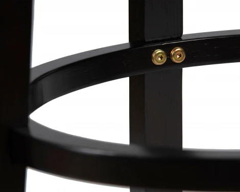 Вращающийся полубарный стул DOBRIN TONY COUNTER (капучино, черный)