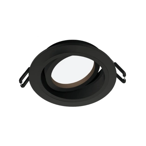 Встраиваемый светильник под лампу GU5.3 черный Wolta Alto WDL-GU5.3/02BL-R