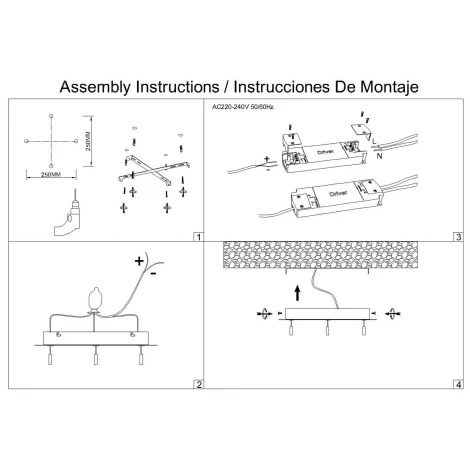 Подвесная люстра Mantra Arrecife 9362+9211 (5L)