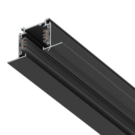 Шинопровод трехфазный шестиконтактный встраиваемый Lightstar Quattro/DALI/ 503038-R-DALI 3 метра 220V со стыковочными пазами (круглые медные жилы)